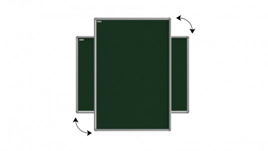 Magnetická křídová tabule 180x100cm (zelená)