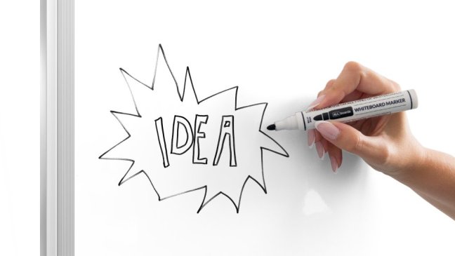 Mobilní tabule TM Idea, oboustranná, otočná, za sucha stíratelná, magnetická, 120x90 cm – řada FLEX