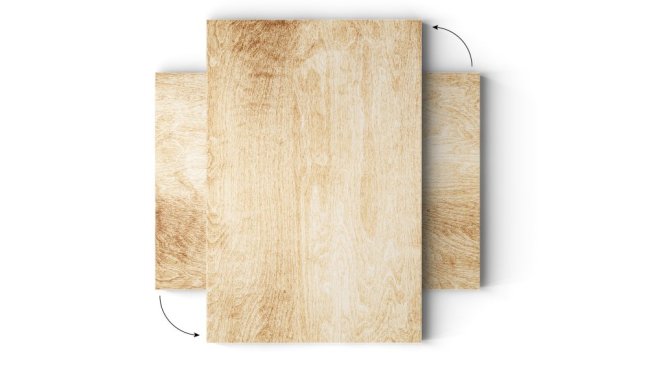 Magnetická tabuľa METALboards, masívne drevo 60x40 cm