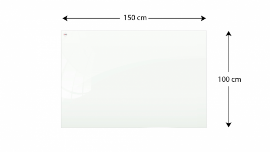 Skleněná tabule 150x100 ALLboards CLASSIC TS150x100W