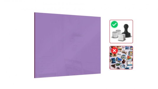 Magnetická skleněná tabule Lavender field 90x60 cm