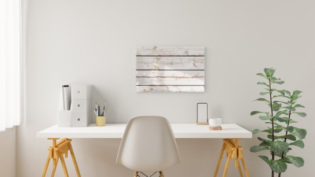 Magnetická tabuľa METALboards biela prkna 60x40 cm