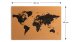 Korková nástěnka mapa světa 60x40 ALLboards PANEL