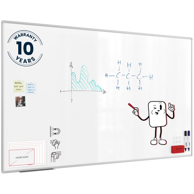 Magnetická tabuľa 200x120 ALLboards PREMIUM