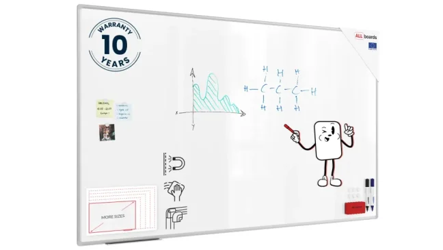 Magnetická tabuľa 220x120 ALLboards PREMIUM