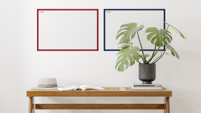 Magnetická tabule 60x40 ALLboards COLOR
