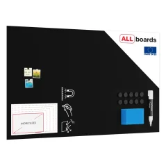 Bezrámová magnetická kriedová tabuľa magnetický panel SLIMboard 200x120 cm + PRÍSLUŠENSTVO ZADARMO