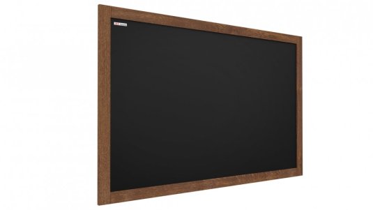 Kriedová nemagnetická tabuľa s dreveným rámom 90x60 cm+ drevený bukový stojan