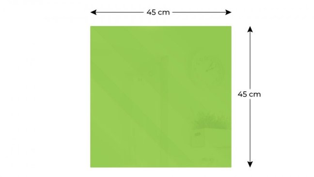 Magnetická skleněná tabule Mean green 60x40 cm