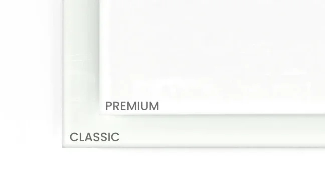 Sklenená magnetická tabuľa 300×120 cm PREMIUM SUPERWHITE