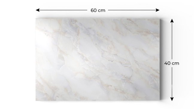 Magnetická tabule METALboards, mramor 60x40 cm