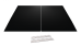 Skleněná kuchyňská deska CARBONOVÉ VLÁKNO ANTRACIT 60x52cm -krájecí, ochranná