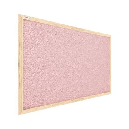 ALLboards korková tabule v dřevěném rámu 60x40 cm- PINK
