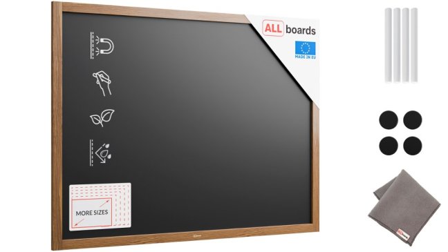 Magnetická tabuľa 120x90 ALLboards NATURAL VODEODOLNÁ