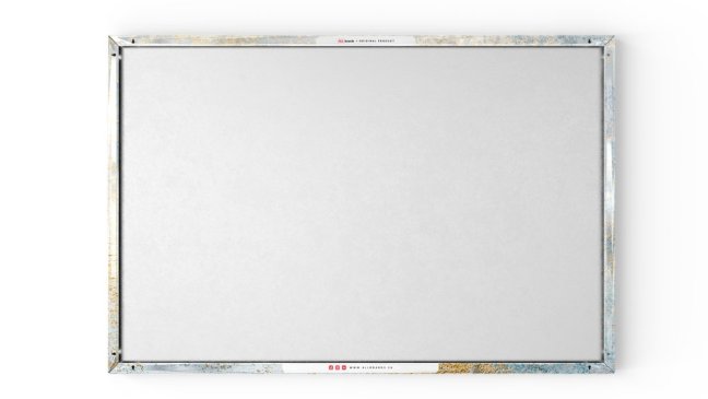 Magnetická tabule METALboards zlatý beton 90x60 cm