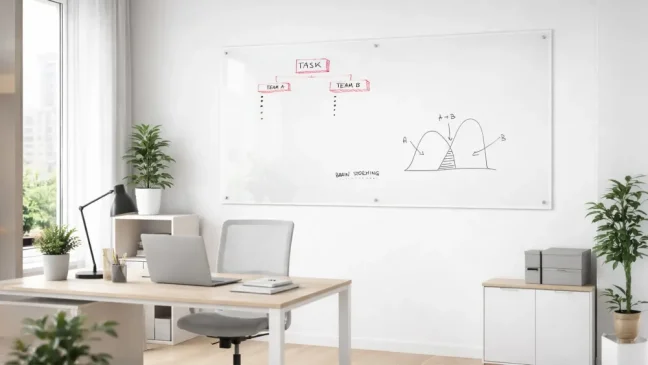 Sklenená nemagnetická tabuľa TRANSPARENTNÁ 200×100 cm