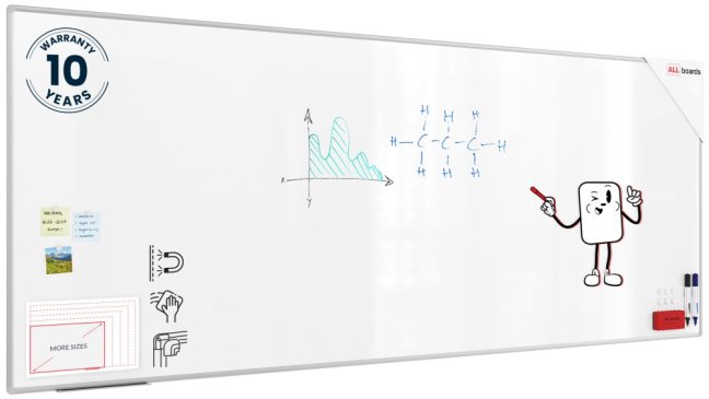 Magnetická tabuľa 300x120 ALLboards PREMIUM