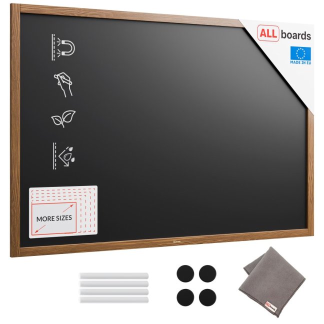 Magnetická tabuľa 150x100 ALLboards NATURAL VODEODOLNÁ