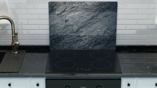 Skleněná kuchyňská deska GRANIT 60x52 cm - krájecí, ochranná deska
