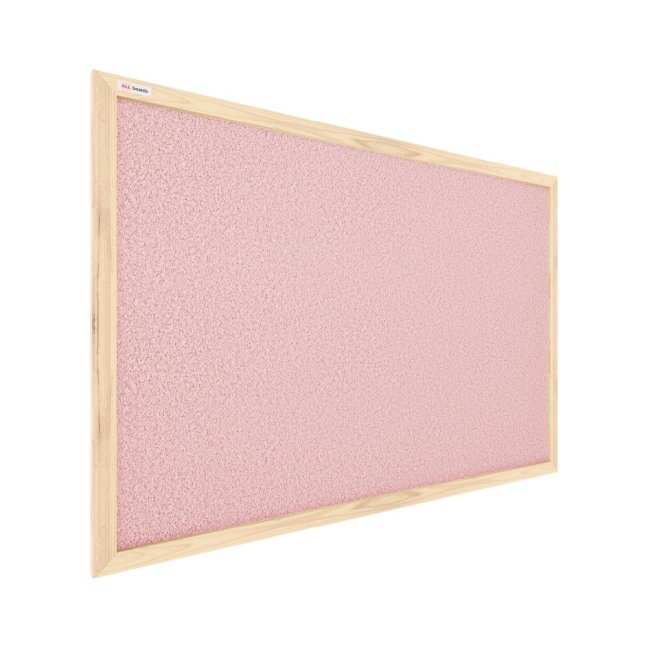 ALLboards korková tabule v dřevěném rámu 60x40 cm- PINK