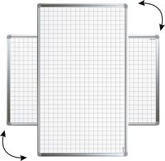 Magnetická tabuľa 120x90 štvorce ALLboards PREMIUM