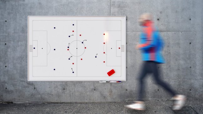 Magnetická tabuľa 150x100 cm futbalové ihrisko ALLboards PREMIUM