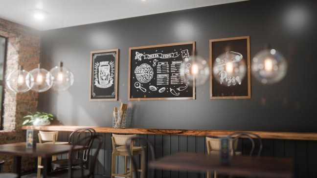 Tabule černá křídová v dřevěném rámu 120x90 cm