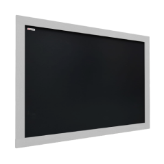 Allboards tabuľa čierna kriedová v drevenom ráme 90x60 cm