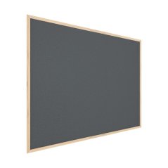 Allboards Tmavosivá korková tabuľa 90x60 cm