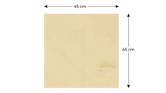 Magnetická skleněná tabule Cappuccino 90x60 cm