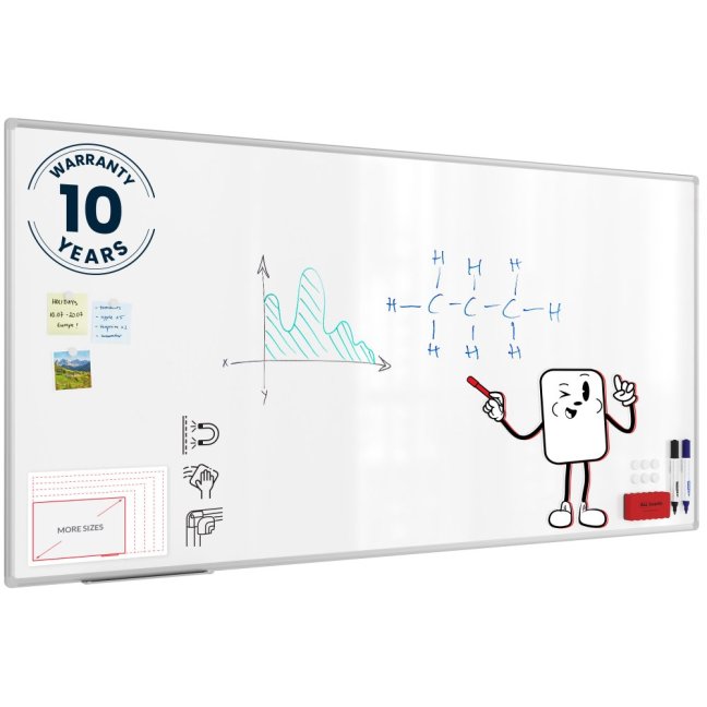 Magnetická tabule 200x100 ALLboards PREMIUM