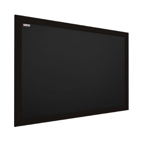 Tabuľa čierna kriedová v čiernom drevenom ráme 60x40 cm