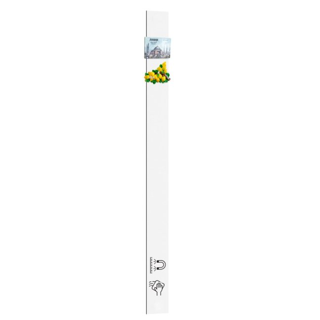 Magnetická tabuľa SLIMboard bezrámová zmazateľná za sucha 60x5 cm