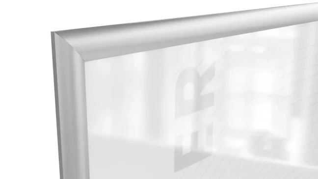 Plakátový rám A4 – Uzamykatelný stříbrný Klip rám - sada 10 kusů