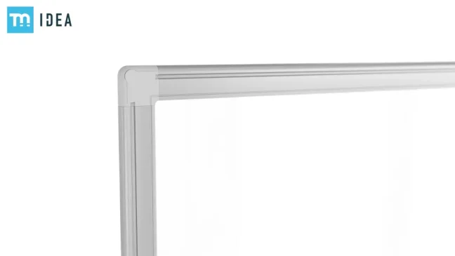 Bílá popisovací magnetická tabule 120x90 cm v hliníkovým rámu – TM IDEA® série Flex