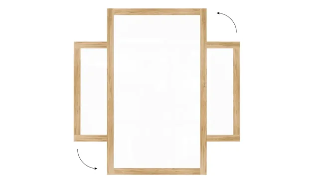 Magnetická tabuľa PREMIUM 200x120 cm v ráme vo farbe duba