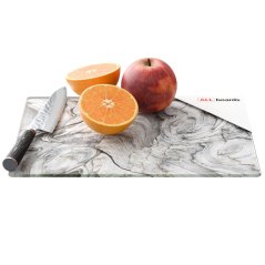 Sklenená doska na krájanie SKAMENENÉ DREVO 30 × 20 cm