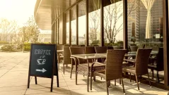 Reklamní áčko s křídovou tabulí 100x50 cm