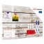 Magnetická tabule METALboards bílá prkna 60x40 cm