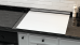 Sklenená kuchynská doska BIELA – 60x65 cm – vhodná za varnú dosku