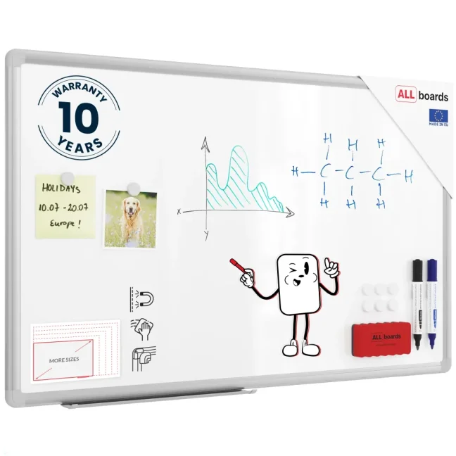 Magnetická tabule 80x50 ALLboards PREMIUM EX85