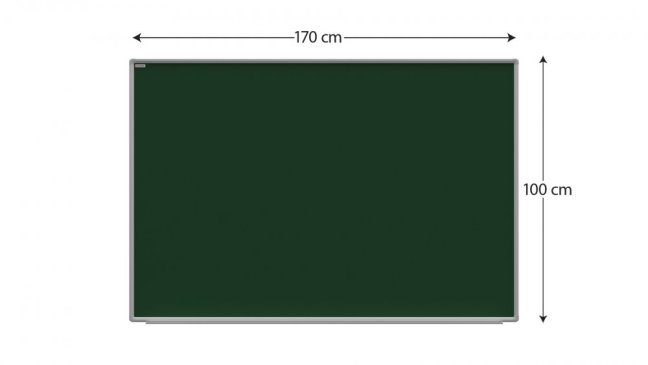 Allboards magnetická kriedová tabuľa 170x100 cm (zelená)