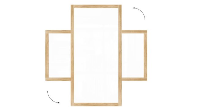 Magnetická tabuľa PREMIUM 240x120 cm v ráme vo farbe duba