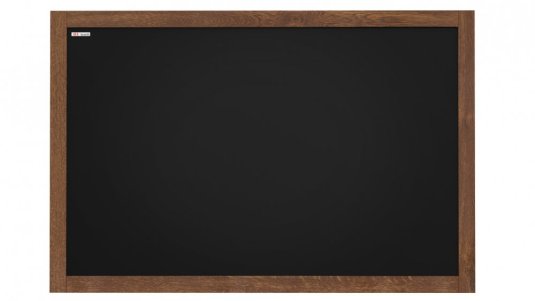 Křídová nemagnetická tabule s dřevěným rámem 100x80 cm+ dřevěný bukový stojan