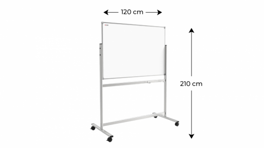 Flipchart 120x120 ALLboards DOUBLE TDS1212