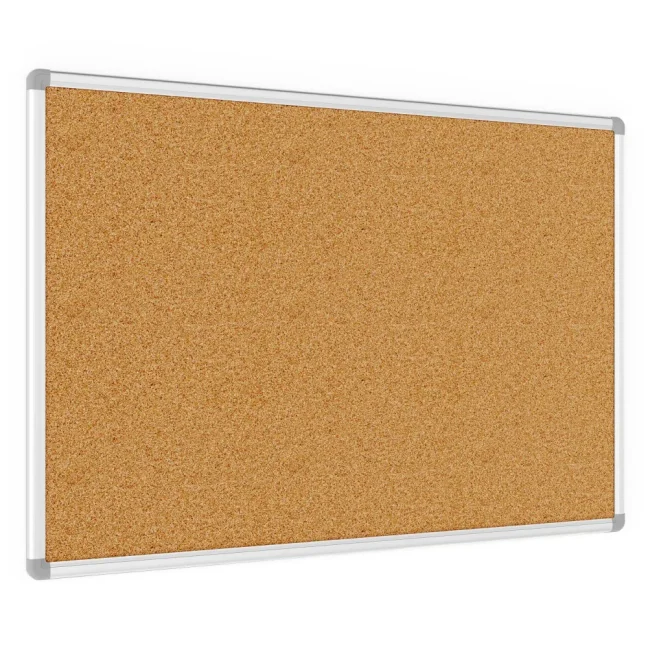 Korková nástěnka v hliníkovém rámu 90x60cm