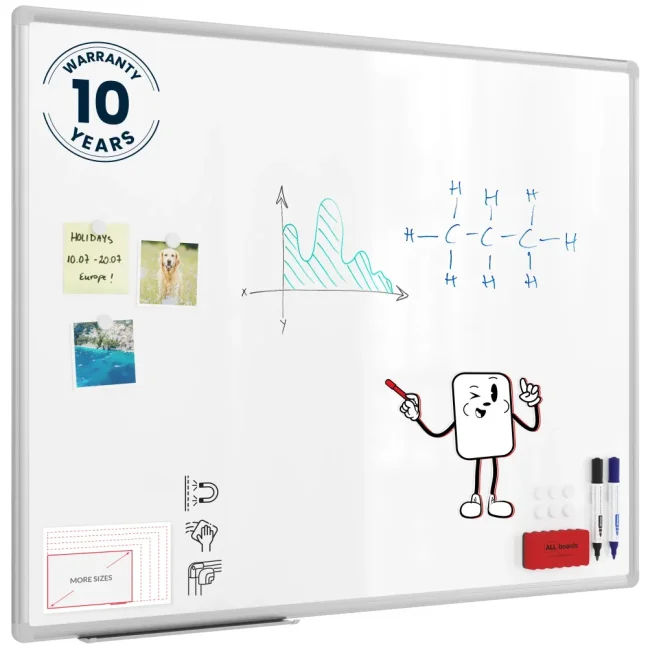 Magnetická tabuľa 100x80 ALLboards PREMIUM