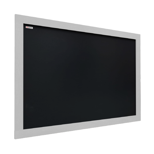 Allboards tabuľa čierna kriedová v drevenom ráme 90x60 cm