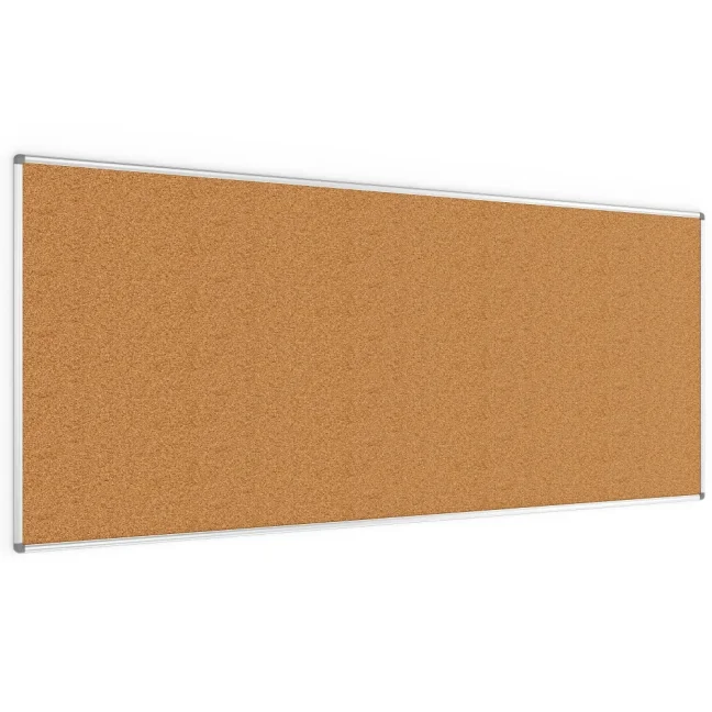 Korková nástěnka v hliníkovém rámu 240x100cm