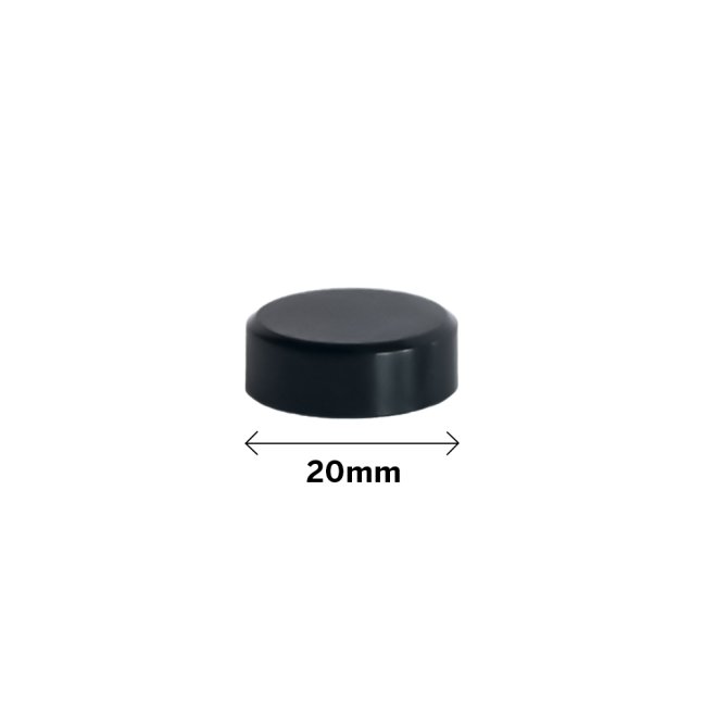 Magnet na tabule 20 mm - čierná